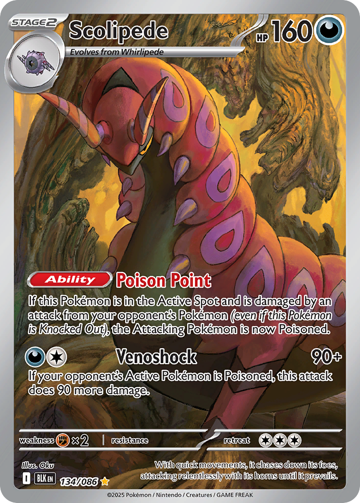 Scolipede - Black Bolt SET-134