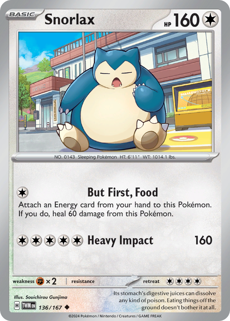 Snorlax - Twilight Masquerade SET-136