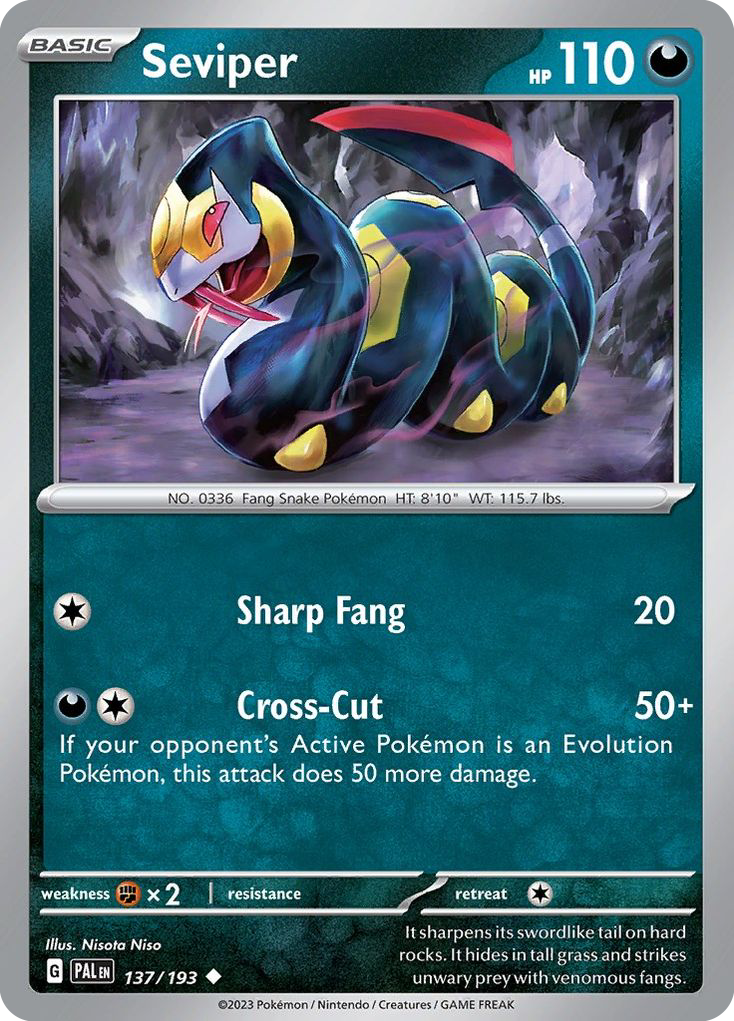 Seviper - Paldea Evolved SET-137