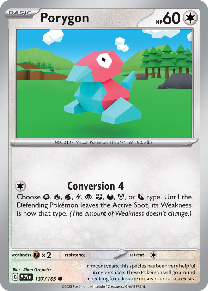 Porygon - 151 SET-137