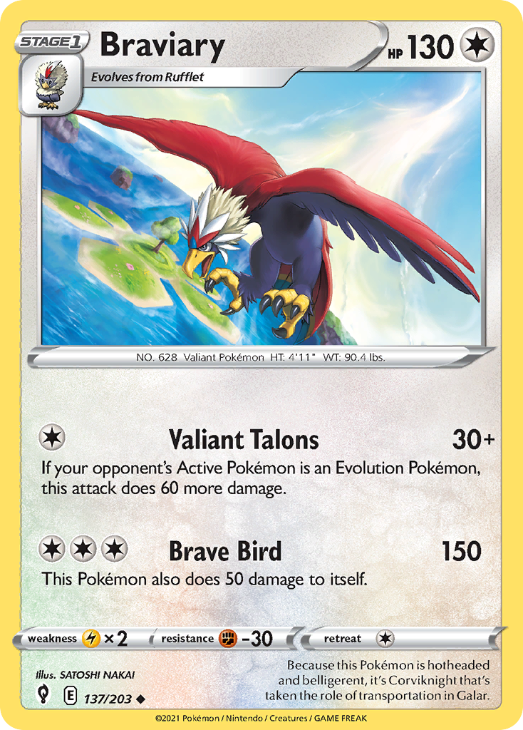 Braviary - Evolving Skies SET-137