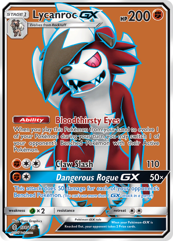 Lycanroc-GX - Guardians Rising SET-138