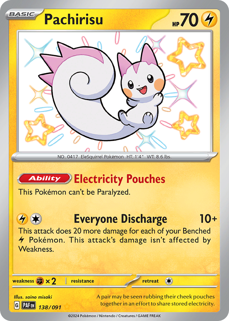 Pachirisu - Paldean Fates SET-138