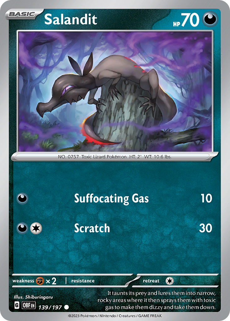 Salandit - Obsidian Flames SET-139