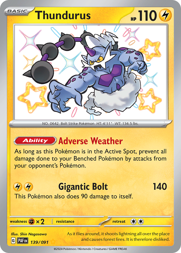 Thundurus - Paldean Fates SET-139