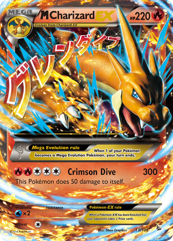 M Charizard-EX - Flashfire SET-13