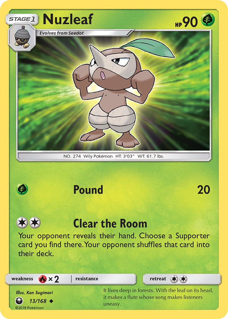 Nuzleaf - Celestial Storm SET-13
