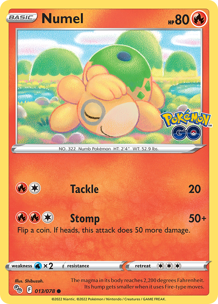 Numel - Pokemon GO SET-13