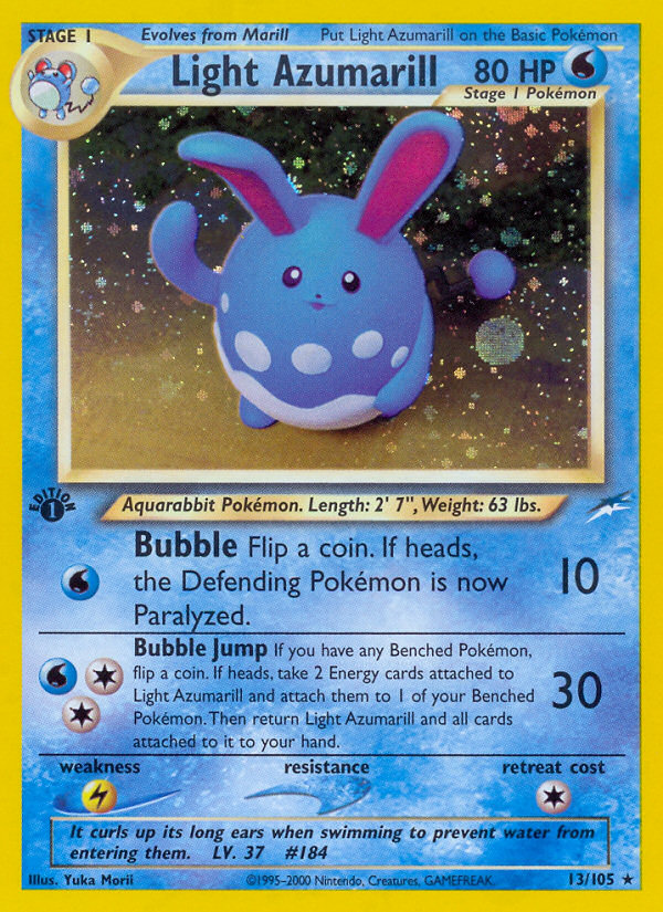 Light Azumarill - Neo Destiny SET-13