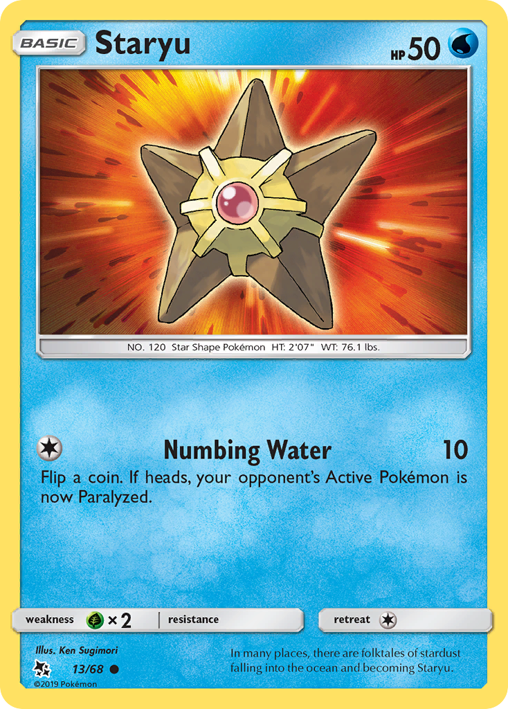 Staryu - Hidden Fates SET-13