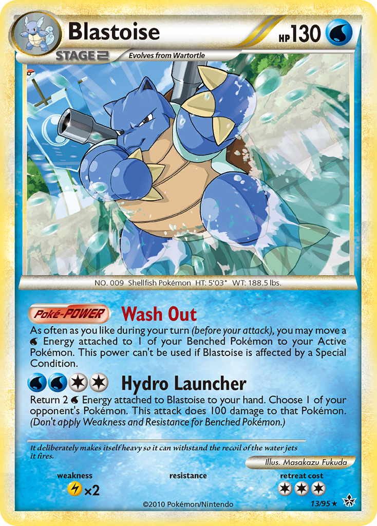 Blastoise - HS Unleashed SET-13