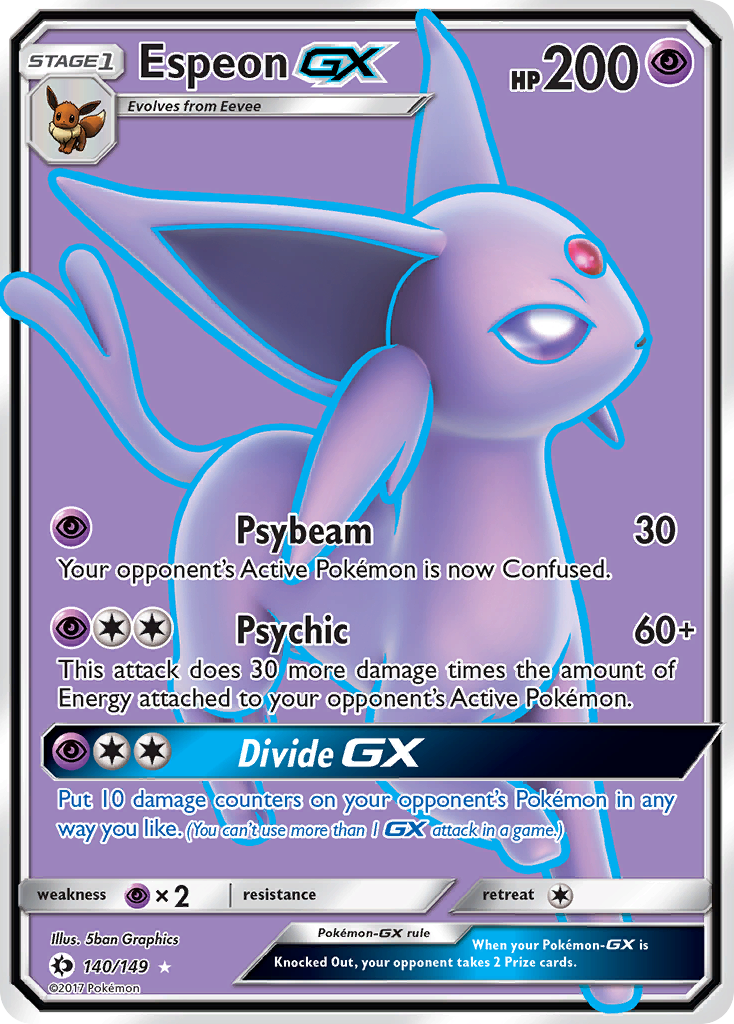 Espeon-GX - Sun & Moon SET-140