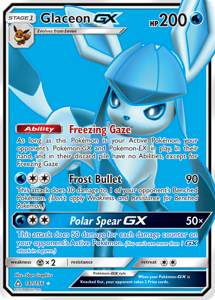 Glaceon-GX - Ultra Prism SET-141