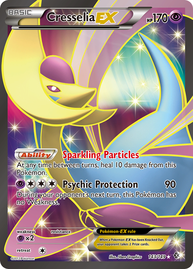 Cresselia-EX - Boundaries Crossed SET-143