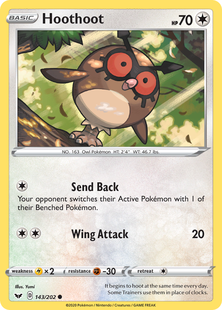 Hoothoot - Sword & Shield SET-143