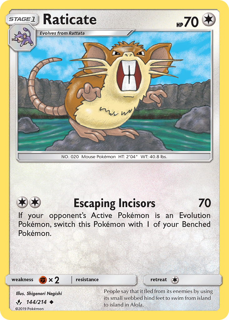 Raticate - Unbroken Bonds SET-144