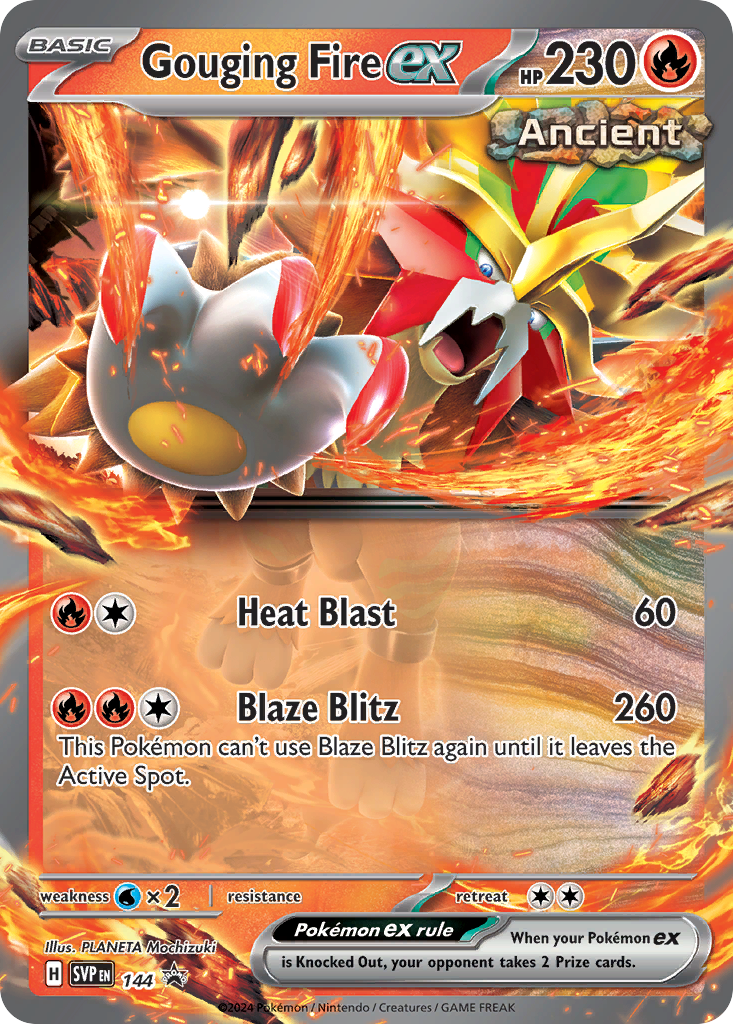 Gouging Fire EX - Scarlet & Violet Black Star Promos SET-144