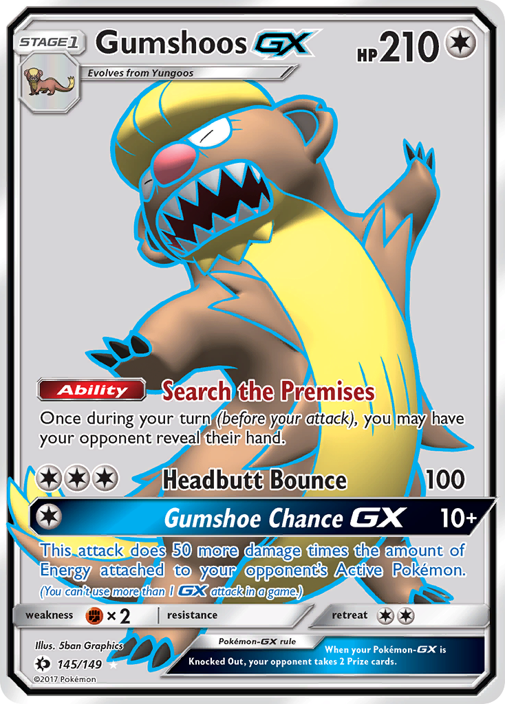 Gumshoos-GX - Sun & Moon SET-145