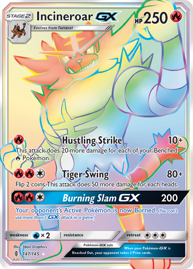 Incineroar-GX - Guardians Rising SET-147