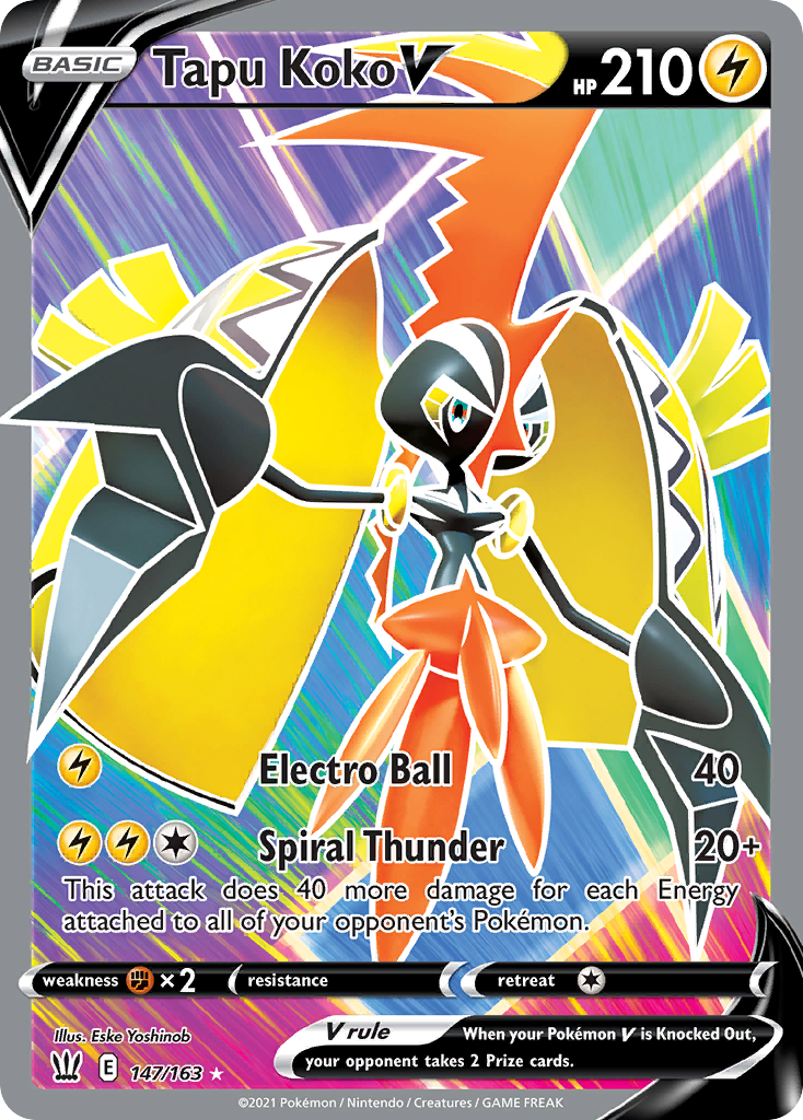 Tapu Koko V - Battle Styles SET-147