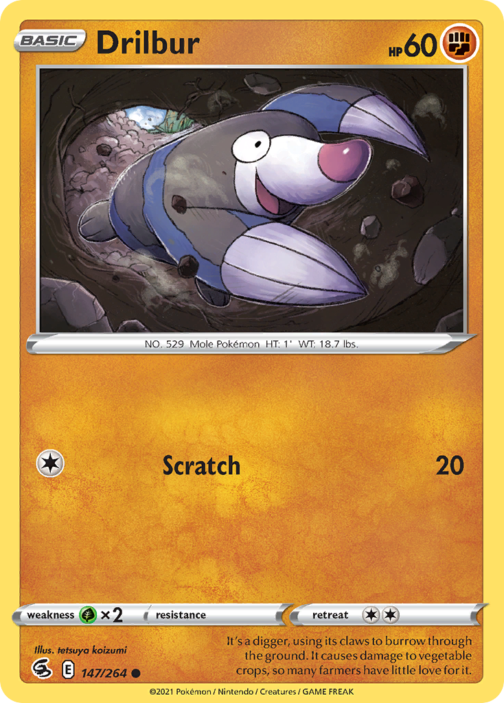 Drilbur - Fusion Strike SET-147