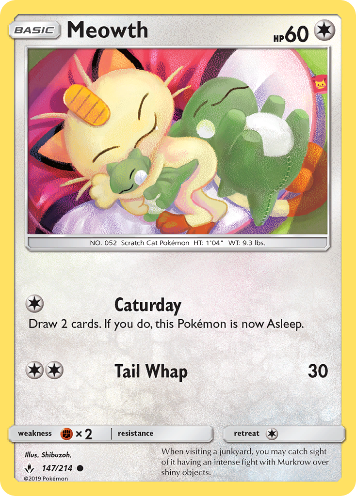 Meowth - Unbroken Bonds SET-147