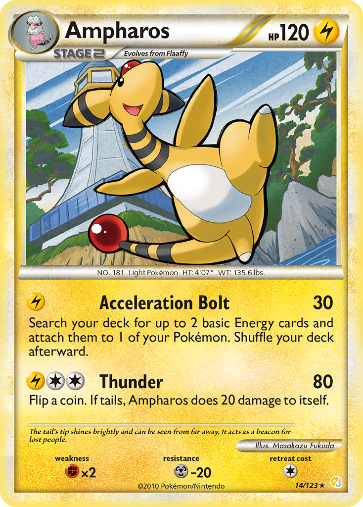 Ampharos - HeartGold & SoulSilver SET-14