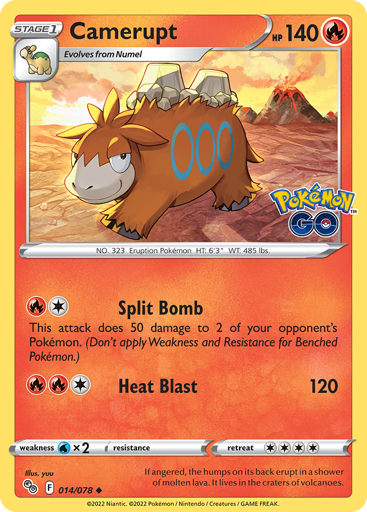 Camerupt - Pokemon GO SET-14