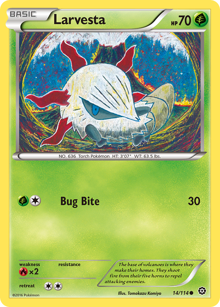 Larvesta - Steam Siege SET-14