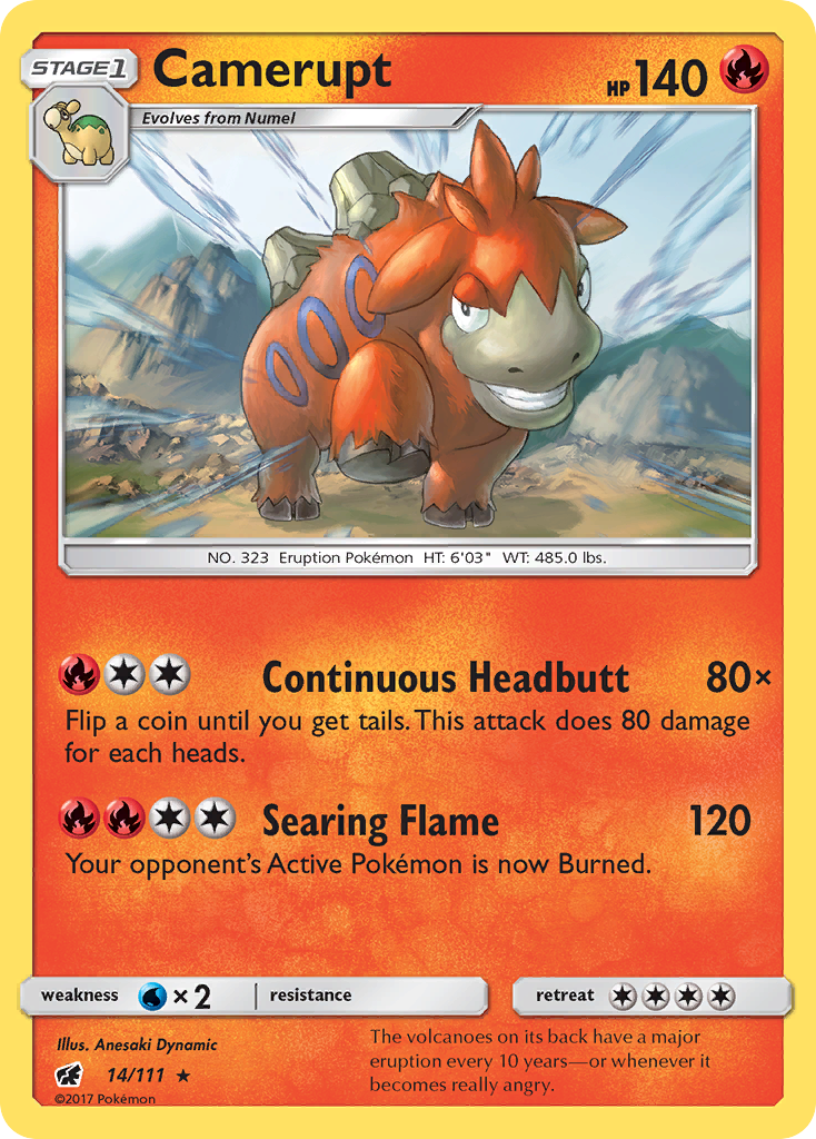 Camerupt - Crimson Invasion SET-14
