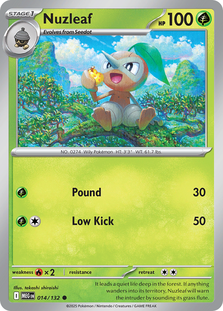 Nuzleaf - Mega Evolution SET-14