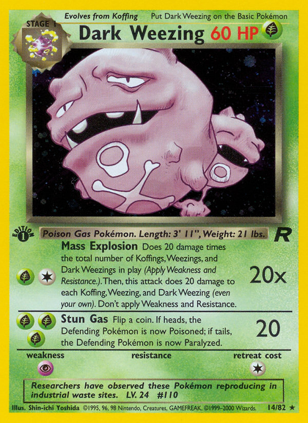 Dark Weezing - Team Rocket SET-14