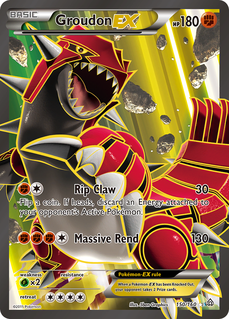 Groudon-EX - Primal Clash SET-150