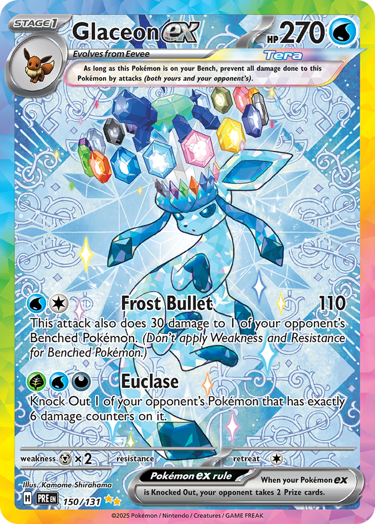 Glaceon EX - Prismatic Evolutions SET-150