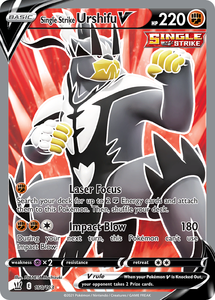 Single Strike Urshifu V - Battle Styles SET-150