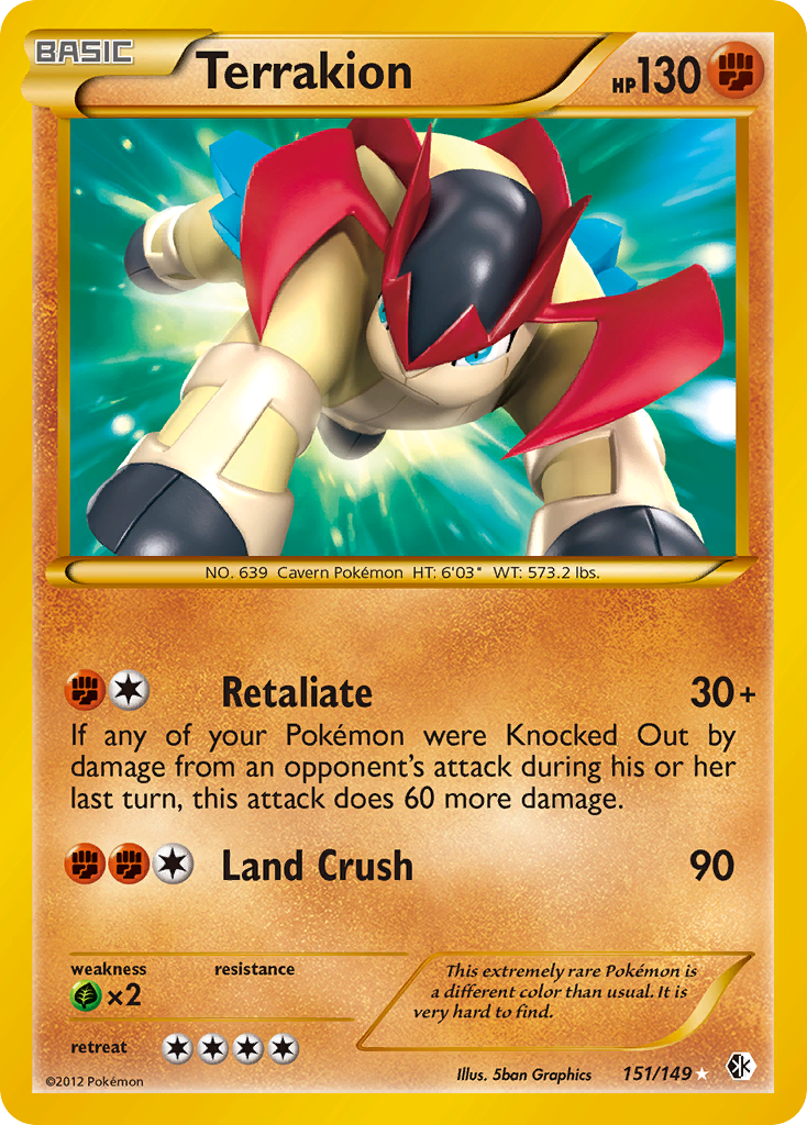 Terrakion - Boundaries Crossed SET-151