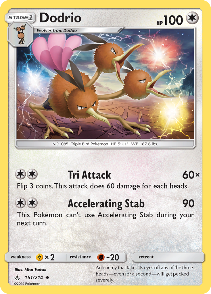 Dodrio - Unbroken Bonds SET-151