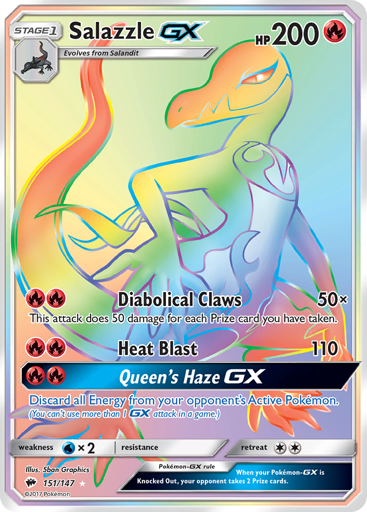 Salazzle-GX - Burning Shadows SET-151