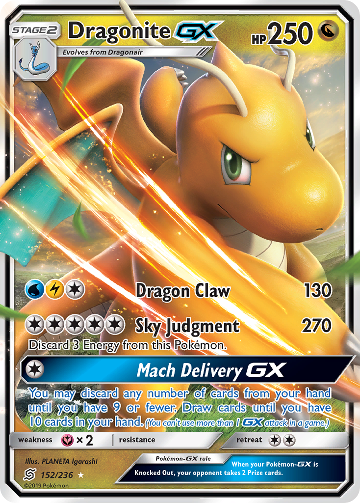 Dragonite-GX - Unified Minds SET-152