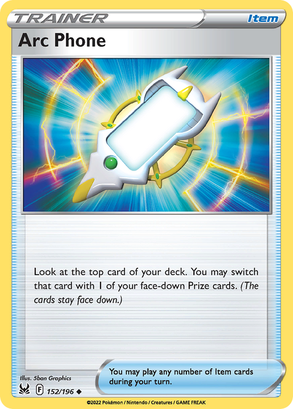 Arc Phone (Lost Origin SET) (Trainer) (Item) (Uncommon) (PKM Lost Origin SET-60)