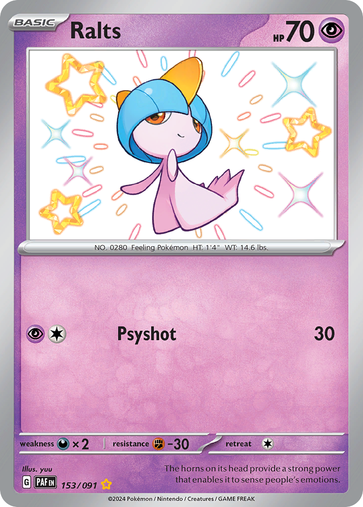 Ralts - Paldean Fates SET-153