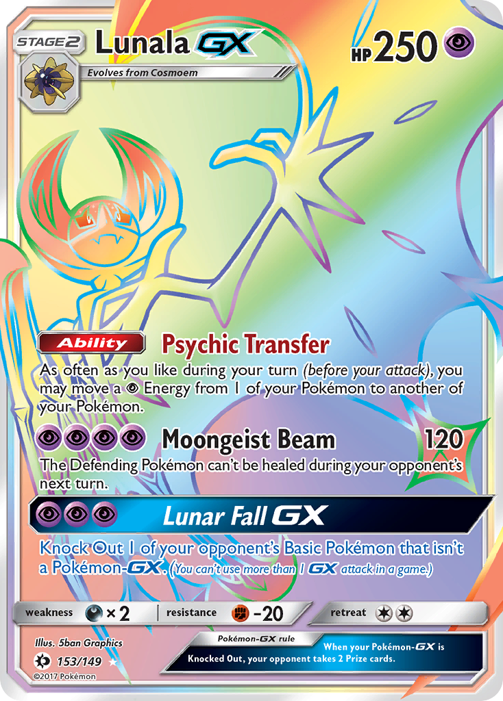 Lunala-GX - Sun & Moon SET-153