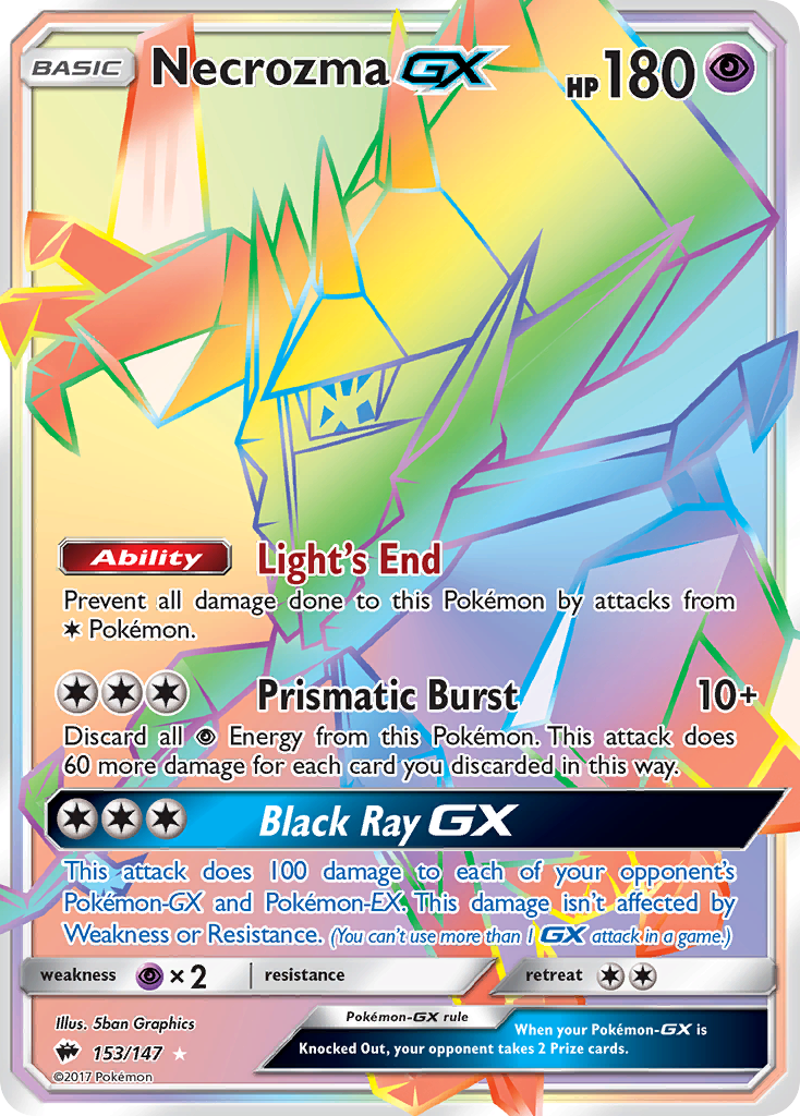 Necrozma-GX - Burning Shadows SET-153