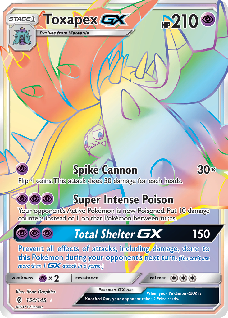 Toxapex-GX - Guardians Rising SET-154