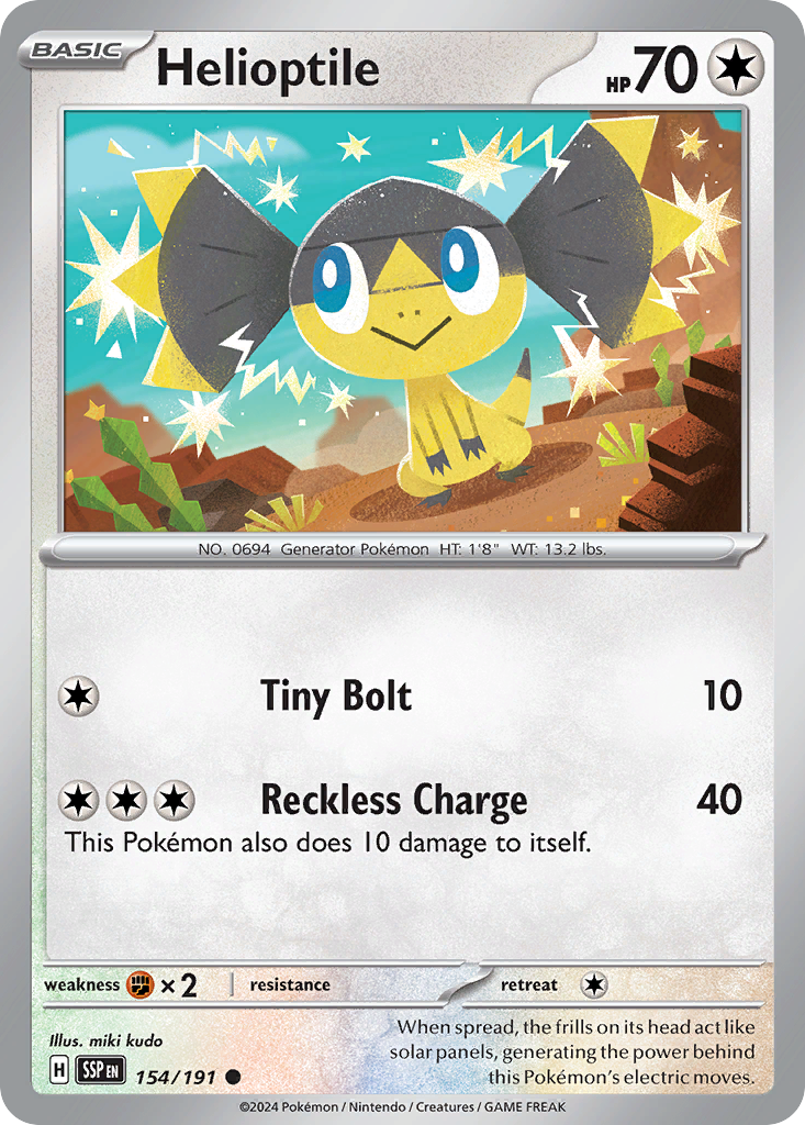 Helioptile - Surging Sparks SET-154