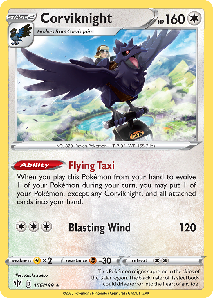 Corviknight - Darkness Ablaze SET-156