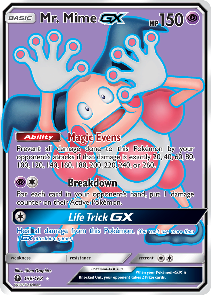 Mr. Mime-GX - Celestial Storm SET-156