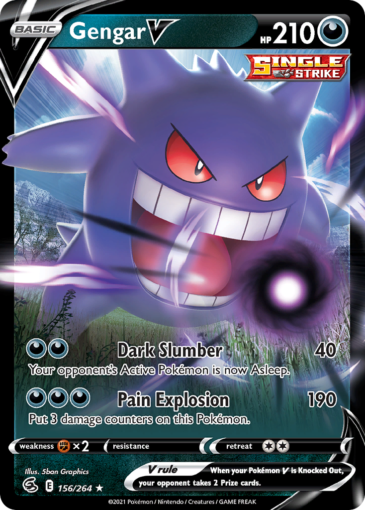 Gengar V - Fusion Strike SET-156