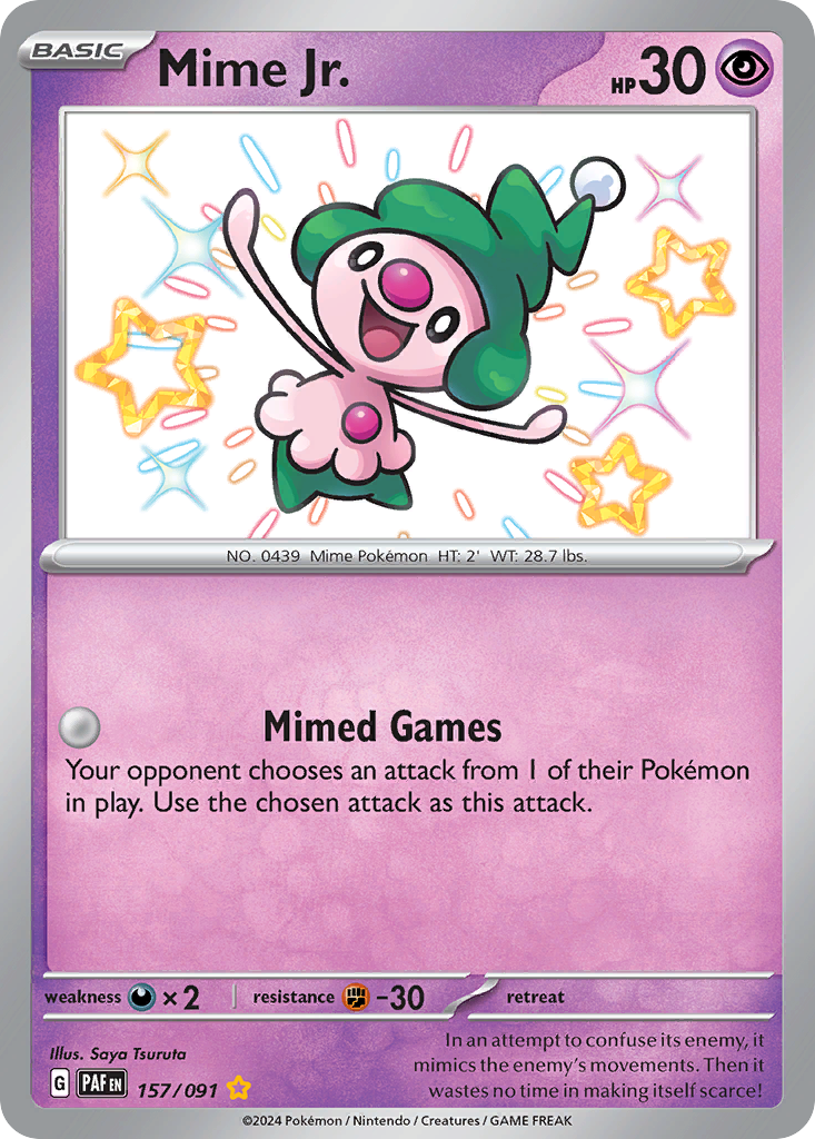 Mime Jr. - Paldean Fates SET-157