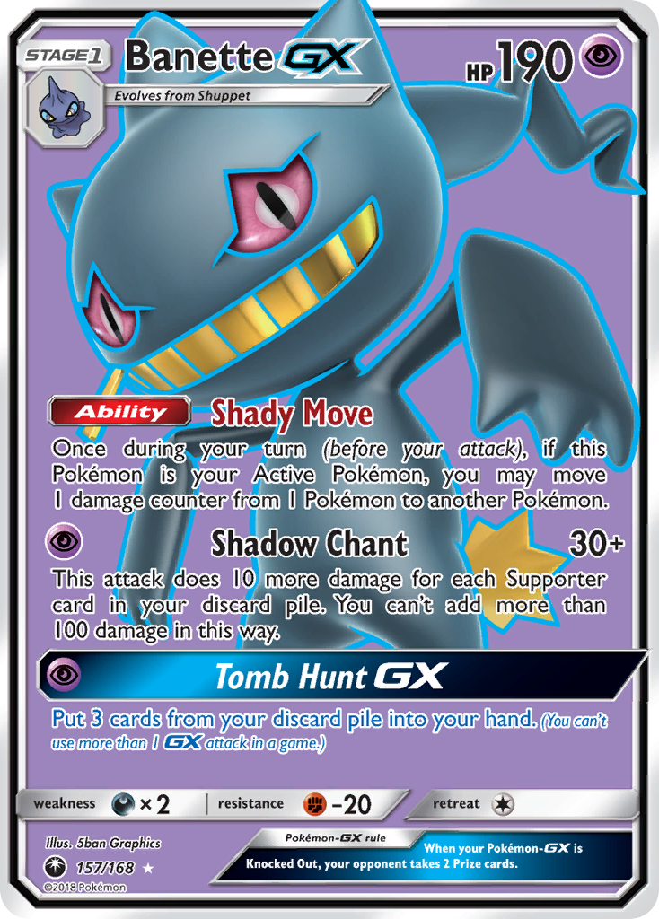 Banette-GX - Celestial Storm SET-157